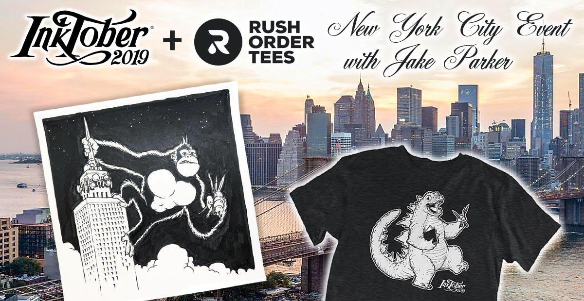 Preview image for Inktober NYC Recap: Art, Photos & Exclusive Monster T-Shirts