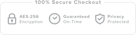 100% Secure Checkout